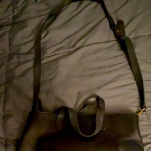 Faux Leather Crossbody Bag